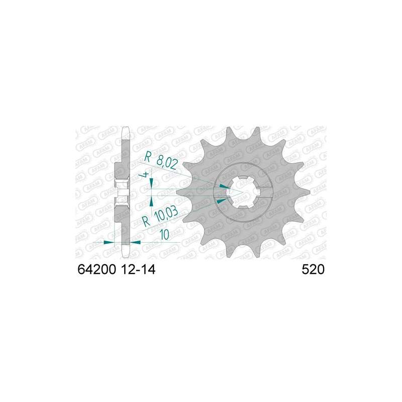 PIGNON 520 (64200-14 / 50-32059-14)