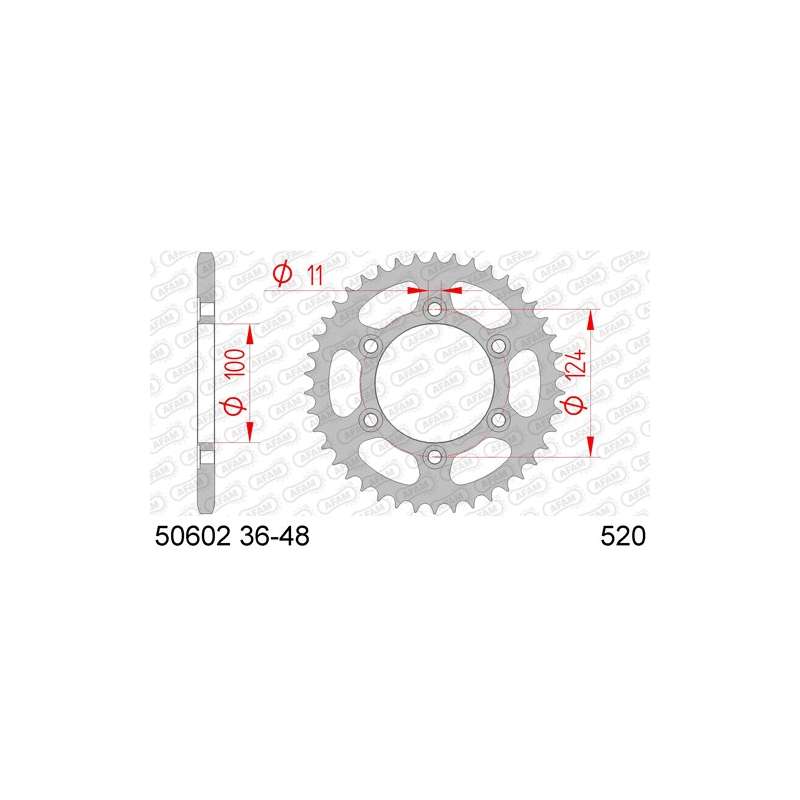 COURONNE ACIER 520 (50602-42 / 50-32072-42 / JTR735.42)