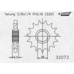 RITZEL 520 (20613-16 / 50-32073-16 / JTF1269.16)
