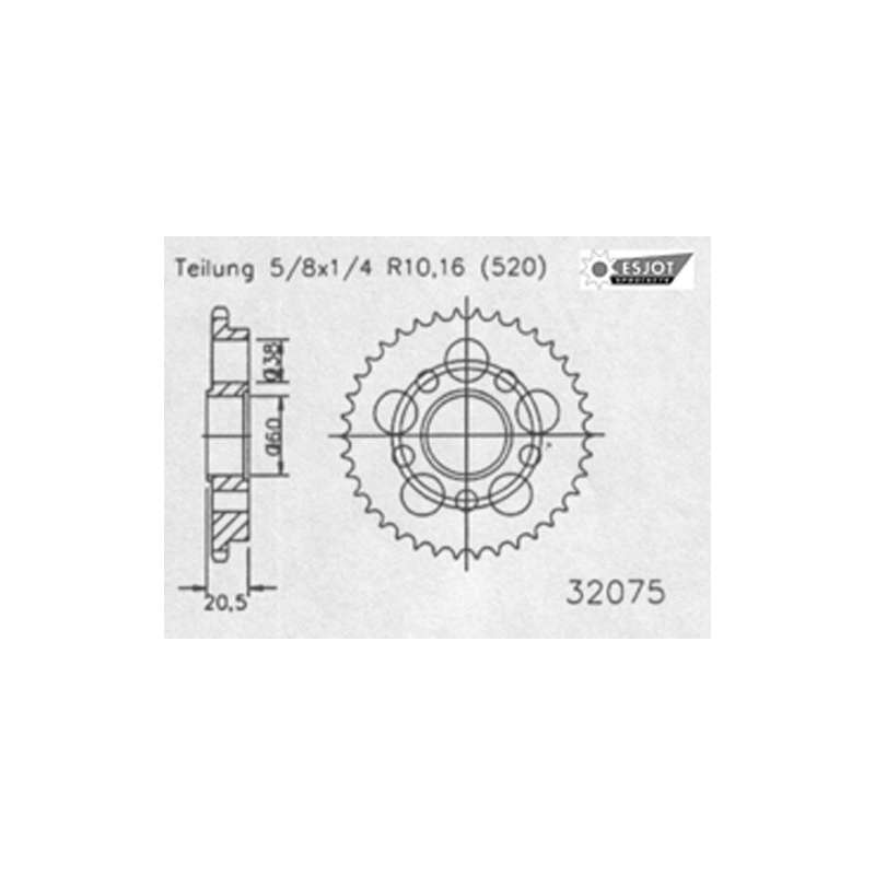 COURONNE ACIER 520 (50-32075-42)