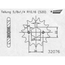RITZEL 520 (20313-13 / 50-32076-13 / JTF1352.13)