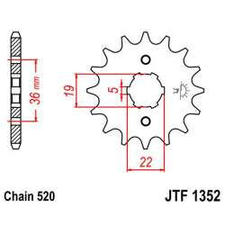 RITZEL 520 (20313-13 / 50-32076-13 / JTF1352.13)
