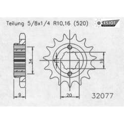 RITZEL 520 (21300-14 / 50-32077-14 / JTF1554.14)