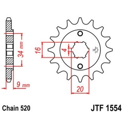 RITZEL 520 (21300-14 / 50-32077-14 / JTF1554.14)