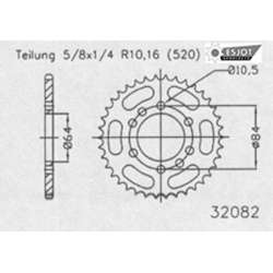 COURONNE ACIER 520 (14310-42 / 50-32082-42 / JTR1826.42)