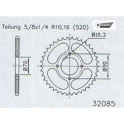 ZAHNKRANZ STAHL 520 (JTR1414.43)