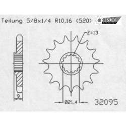 PIGNON 520 (50-32070-12)