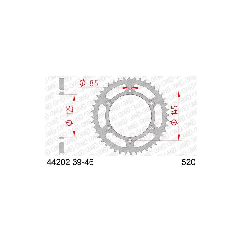 ZAHNKRANZ STAHL 520 (44202-44 / 50-32097-44 / JTR698.44)