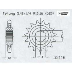 RITZEL 520 (64302-15 / 50-32116-15 / JTF823.15)
