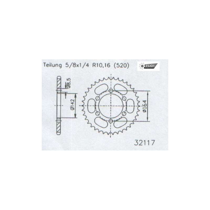 COURONNE ACIER 520 (50-32117-46 / JTR1068.46)