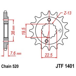 RITZEL 520 (22405-14 / 50-32122-14 / JTF1401.14)