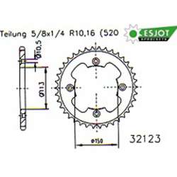 COURONNE ACIER 520 (50-32123-40 / JTR1760.40)
