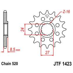 RITZEL 520 (22902-16 / 50-32156-16 / JTF1423.16)