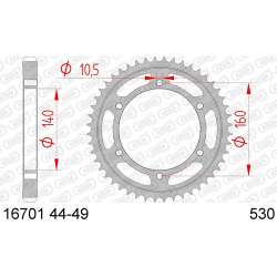 ZAHNKRANZ STAHL 530 (16701-48 / 50-35006-48 / JTR502.48)