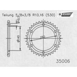 COURONNE ACIER 530 (16701-48 / 50-35006-48 / JTR502.48)