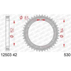 COURONNE ACIER 530 (12503-42 / 50-35008-42 / JTR841.42)