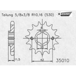 RITZEL 530 (50-35010-16 / JTF289.16)