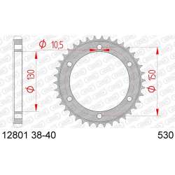 ZAHNKRANZ STAHL 530 (12801-43 / 50-35016-43 / JTR859.43)