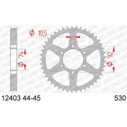 ZAHNKRANZ STAHL 530 (12403-45 / 50-35020-45)