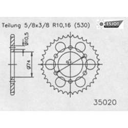 COURONNE ACIER 530 (12403-45 / 50-35020-45)