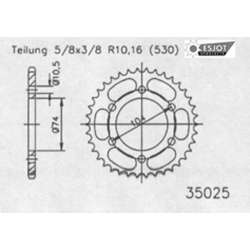 COURONNE ACIER 530 (16401-42 / 50-35025-42 / JTR481.42)