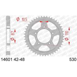 COURONNE ACIER 530 (14601-42 / 50-35031-42 / JTR829.42)