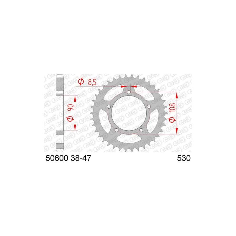 COURONNE ACIER 530 (50600-47 / 50-35037-47)