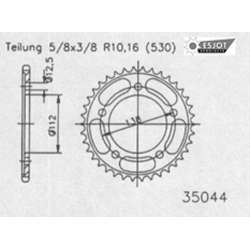 COURONNE ACIER 530 (10508-42 / 50-35044-42 / JTR302.42)