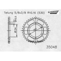 COURONNE ACIER 530 (50-35048-41 / JTR1306.41)
