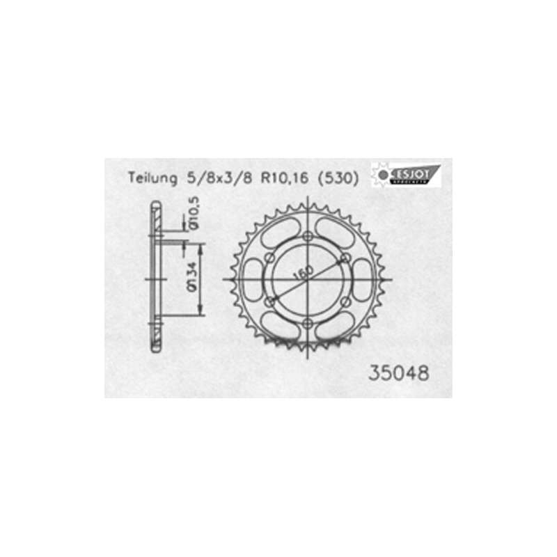 COURONNE ACIER 530 (50-35048-41 / JTR1306.41)