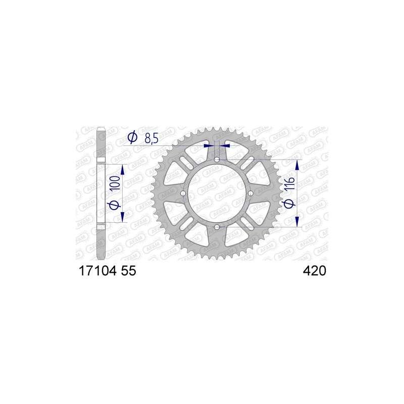 COURONNE ALU (AF17104N / JTA461 / MO461)