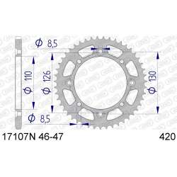 ZAHNKRANZ ALU 420 (17107N-46 / 51-13200-46)