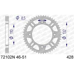 ZAHNKRANZ ALU 428 (72102N-51 / 51-15203-51)