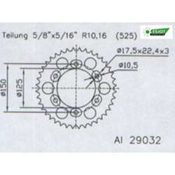 ZAHNKRANZ ALU 525
