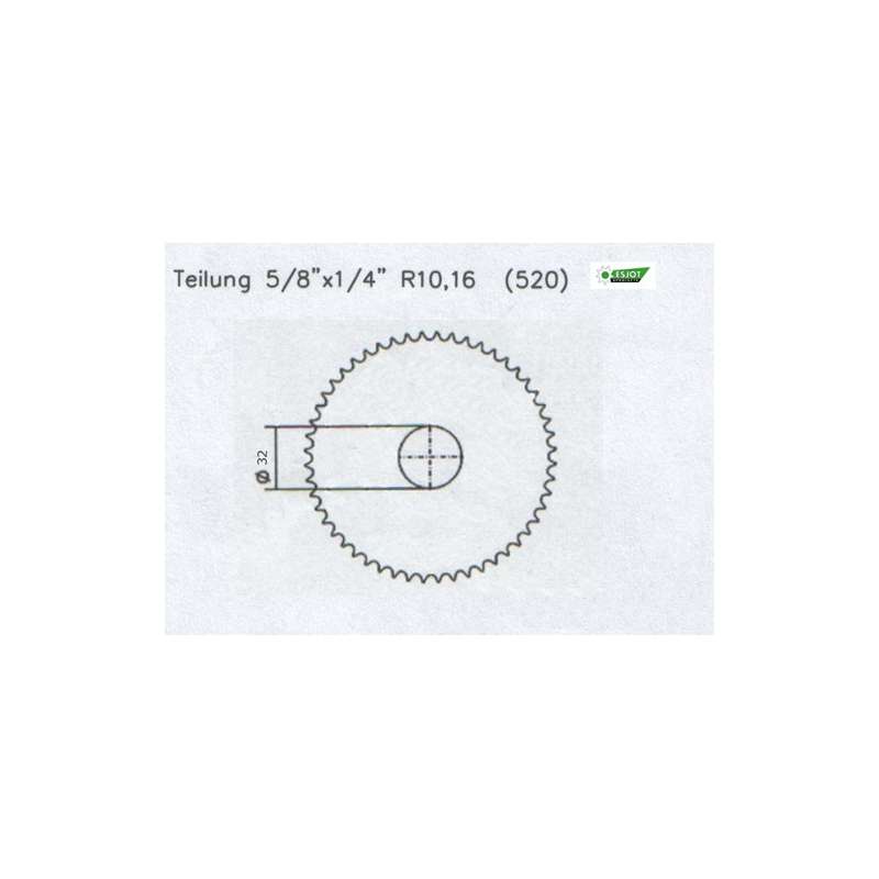 COURONNE BRUTE ALU 520