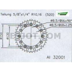 ZAHNKRANZ ALU 520 (13323N-47 / 51-32001-47)