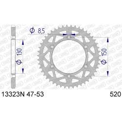 ZAHNKRANZ ALU 520 (13323N-52 / 51-32001-52 / JTA251.52)