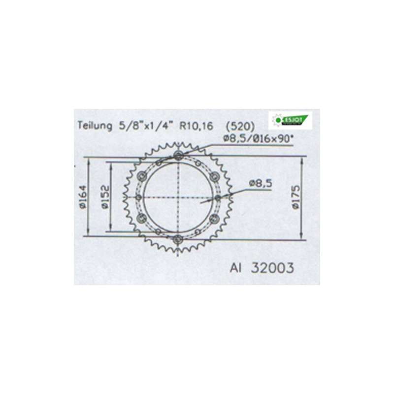 COURONNE ALU (AF13508N / JTA853)