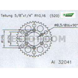 COURONNE ALU (AF15203N / JTA808)