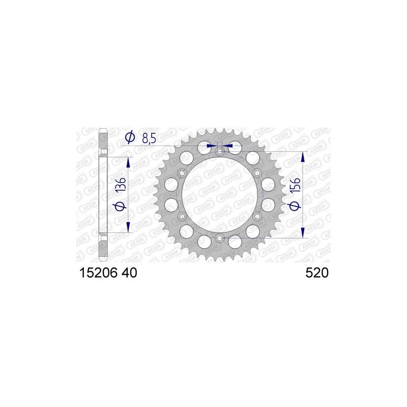 COURONNE ALU (AF15206N / JTA822)