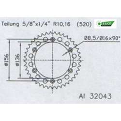 COURONNE ALU (AF15206N / JTA822)