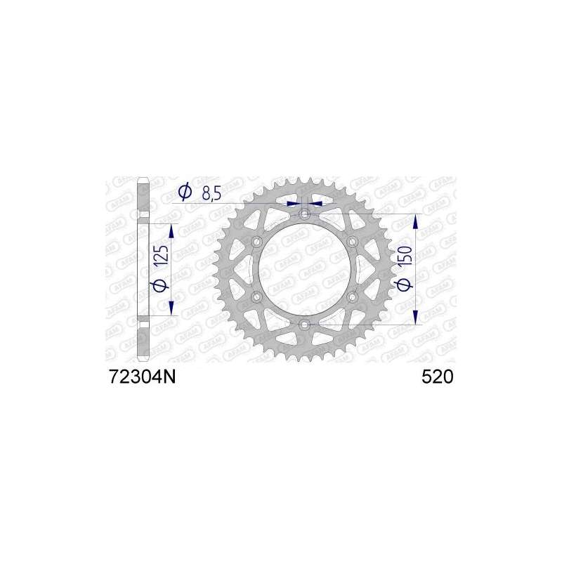 ZAHNKRANZ ALU 520 (51-32065-36)