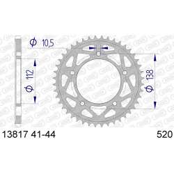 ZAHNKRANZ ALU 520 (13817-43 / 51-32206-43)