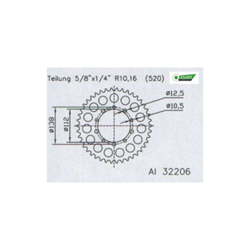 COURONNE ALU 520 (51-32206-46)