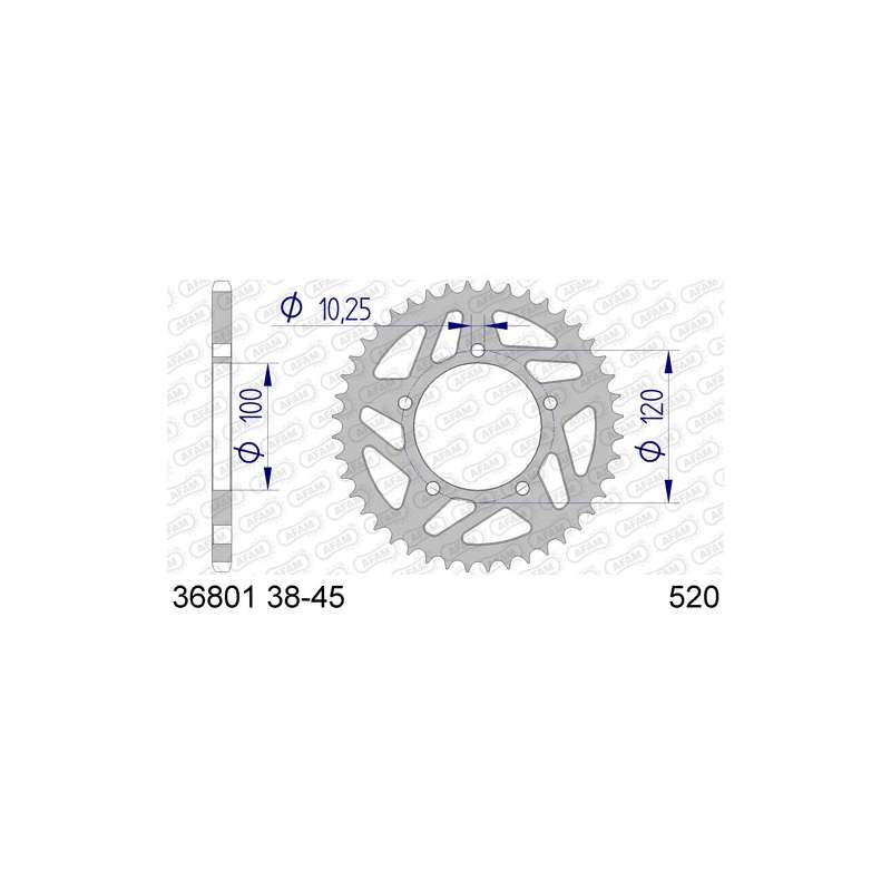COURONNE ALU 520 (36801-42 / 51-32208-42)