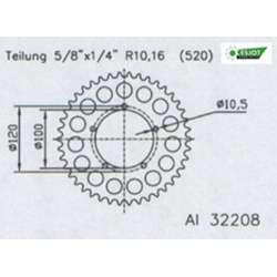 COURONNE ALU 520 (51-32208-51)