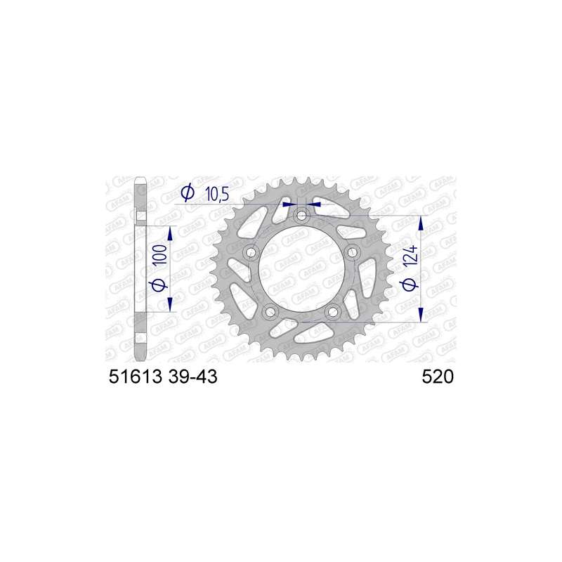 ZAHNKRANZ ALU 520 (51613-39 / 51-32216-39)