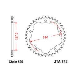 COURONNE ALU 525 (JTA752.41)