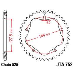 COURONNE ALU 525 (JTA752 42)