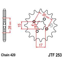 RITZEL 420 (20101-13 / 50-13010-13 / JTF253.13)